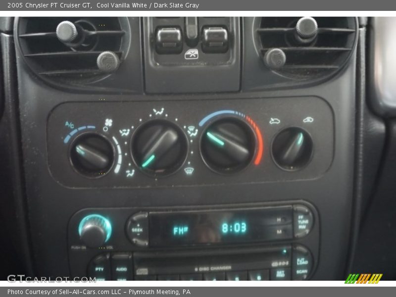 Cool Vanilla White / Dark Slate Gray 2005 Chrysler PT Cruiser GT