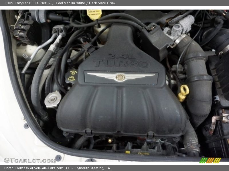 Cool Vanilla White / Dark Slate Gray 2005 Chrysler PT Cruiser GT