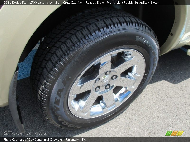 Rugged Brown Pearl / Light Pebble Beige/Bark Brown 2011 Dodge Ram 1500 Laramie Longhorn Crew Cab 4x4
