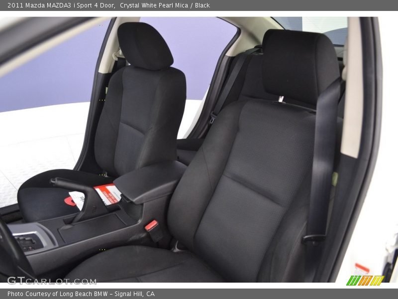 Crystal White Pearl Mica / Black 2011 Mazda MAZDA3 i Sport 4 Door