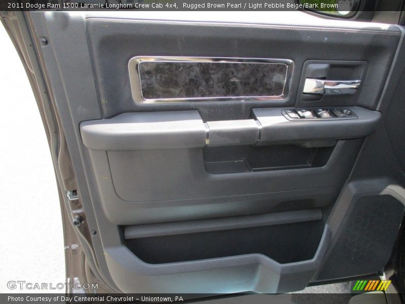 Rugged Brown Pearl / Light Pebble Beige/Bark Brown 2011 Dodge Ram 1500 Laramie Longhorn Crew Cab 4x4