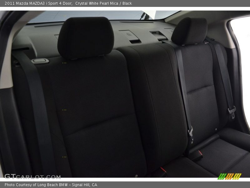Crystal White Pearl Mica / Black 2011 Mazda MAZDA3 i Sport 4 Door