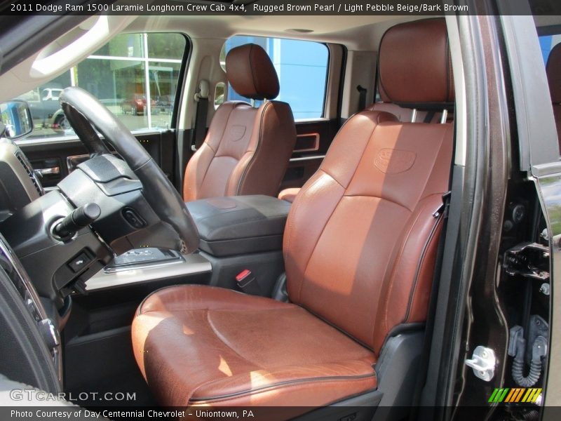 Rugged Brown Pearl / Light Pebble Beige/Bark Brown 2011 Dodge Ram 1500 Laramie Longhorn Crew Cab 4x4
