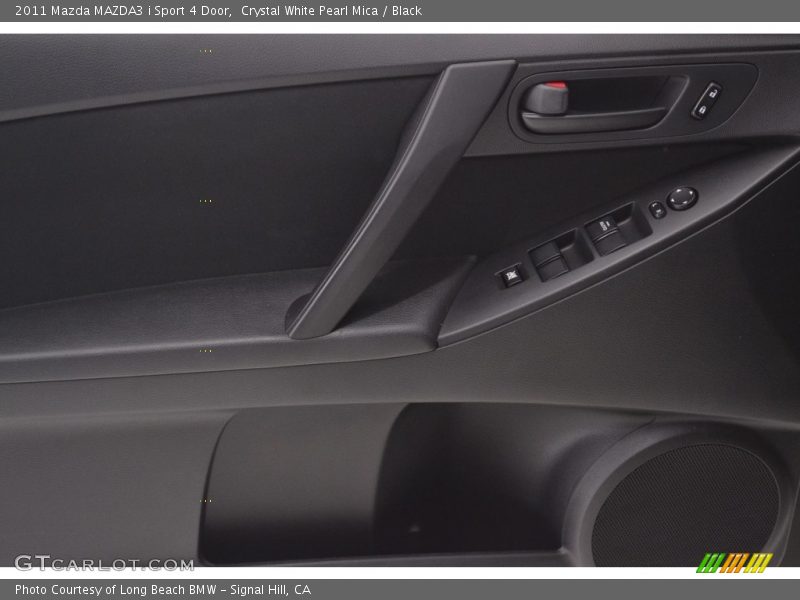 Crystal White Pearl Mica / Black 2011 Mazda MAZDA3 i Sport 4 Door