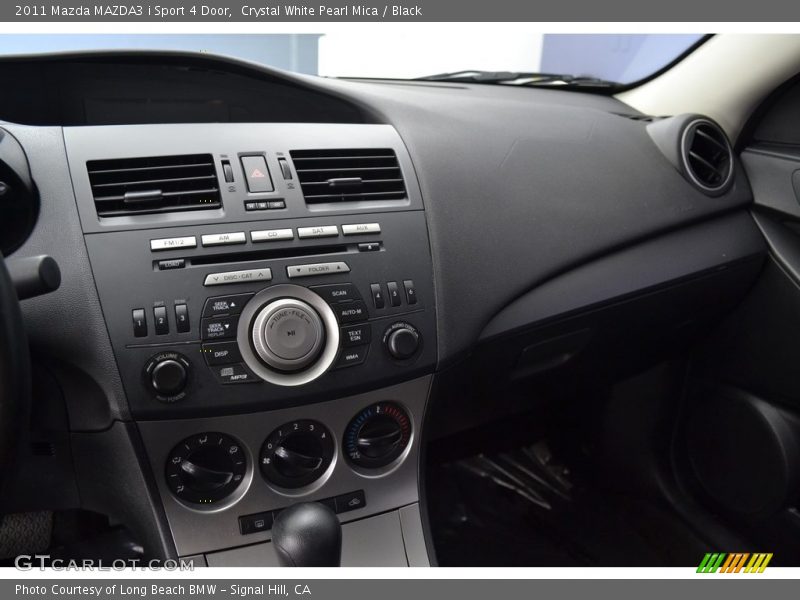 Crystal White Pearl Mica / Black 2011 Mazda MAZDA3 i Sport 4 Door
