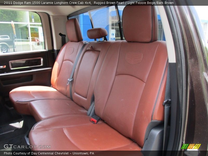 Rugged Brown Pearl / Light Pebble Beige/Bark Brown 2011 Dodge Ram 1500 Laramie Longhorn Crew Cab 4x4