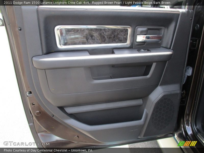 Rugged Brown Pearl / Light Pebble Beige/Bark Brown 2011 Dodge Ram 1500 Laramie Longhorn Crew Cab 4x4