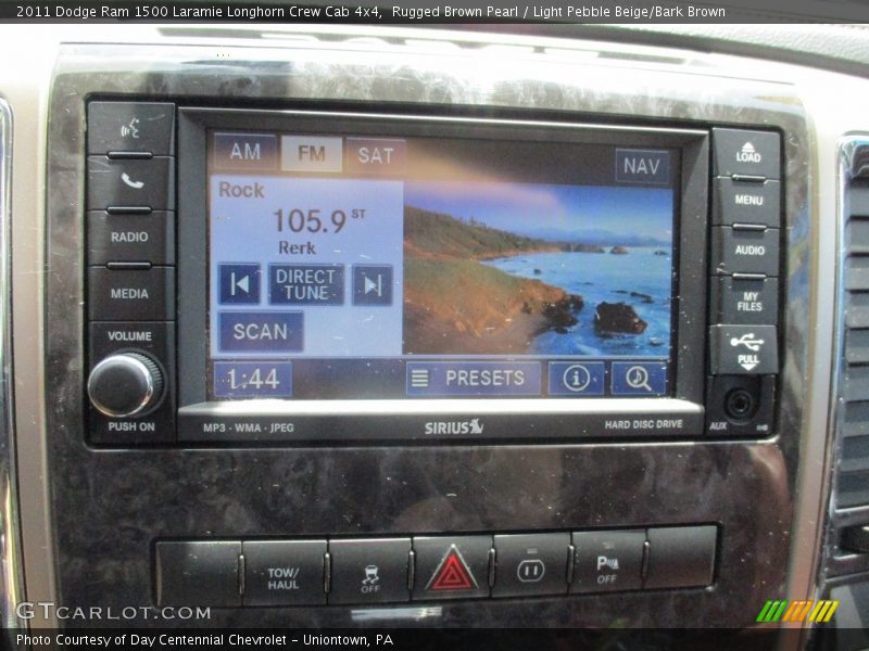 Rugged Brown Pearl / Light Pebble Beige/Bark Brown 2011 Dodge Ram 1500 Laramie Longhorn Crew Cab 4x4