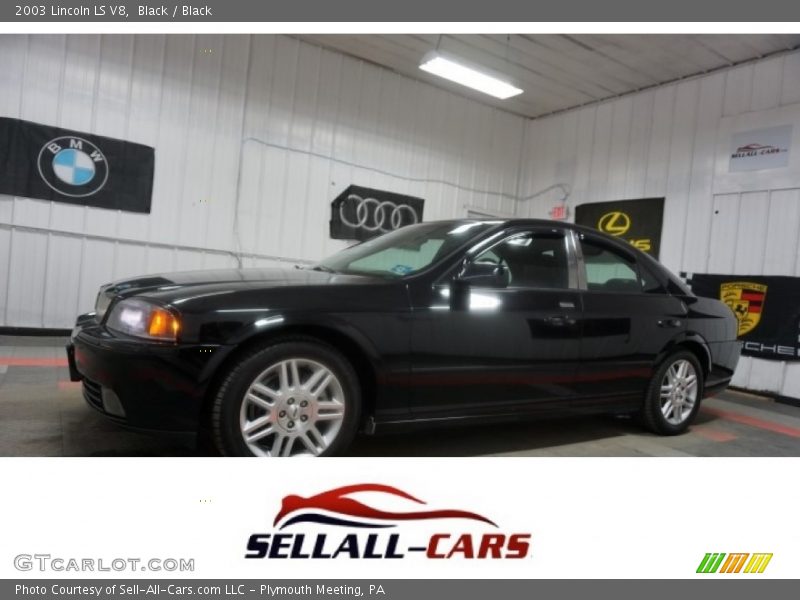 Black / Black 2003 Lincoln LS V8