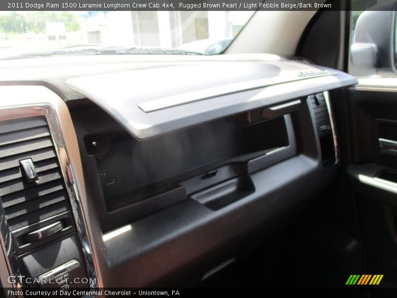 Rugged Brown Pearl / Light Pebble Beige/Bark Brown 2011 Dodge Ram 1500 Laramie Longhorn Crew Cab 4x4