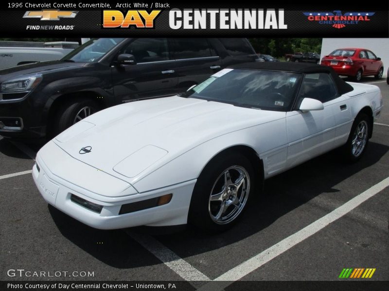 Arctic White / Black 1996 Chevrolet Corvette Convertible