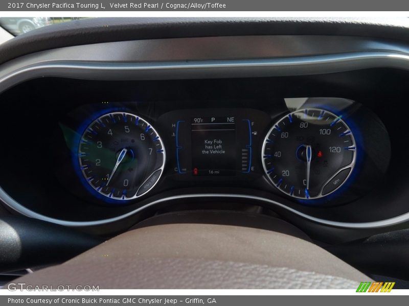 Velvet Red Pearl / Cognac/Alloy/Toffee 2017 Chrysler Pacifica Touring L