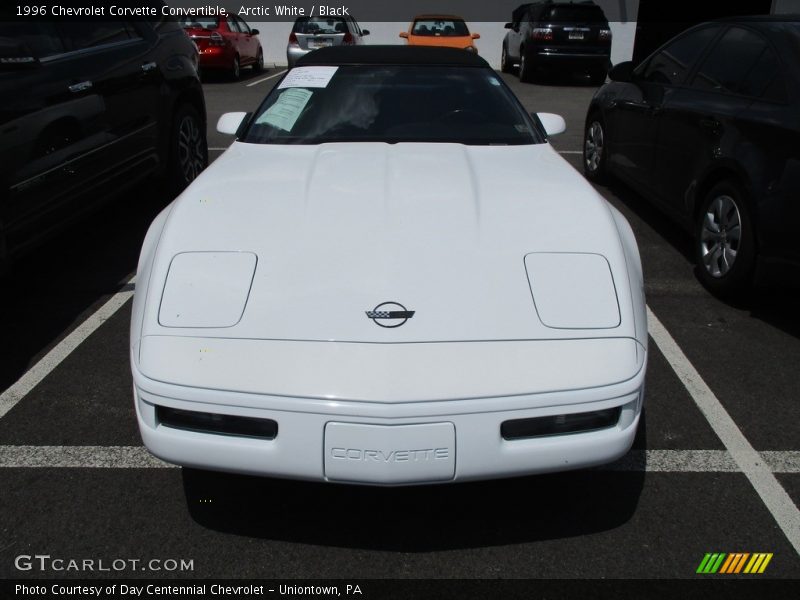 Arctic White / Black 1996 Chevrolet Corvette Convertible