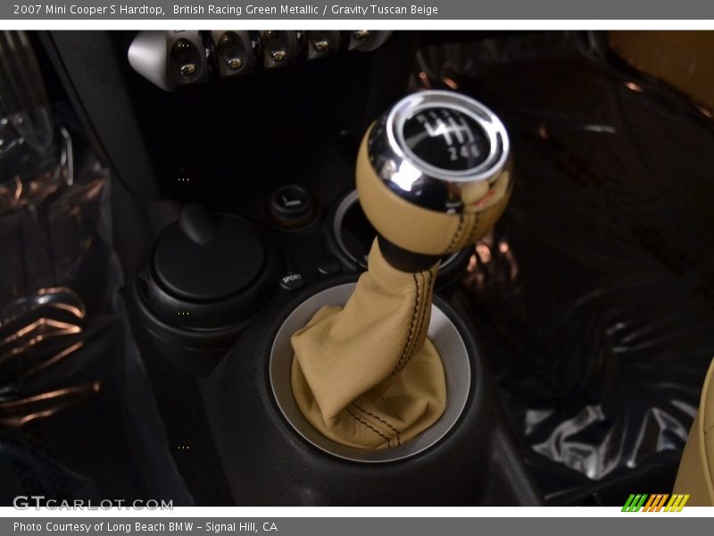 British Racing Green Metallic / Gravity Tuscan Beige 2007 Mini Cooper S Hardtop