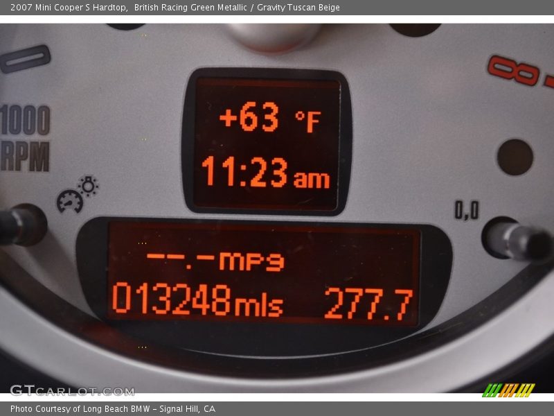 British Racing Green Metallic / Gravity Tuscan Beige 2007 Mini Cooper S Hardtop