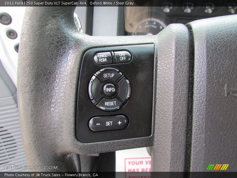 Oxford White / Steel Gray 2011 Ford F250 Super Duty XLT SuperCab 4x4