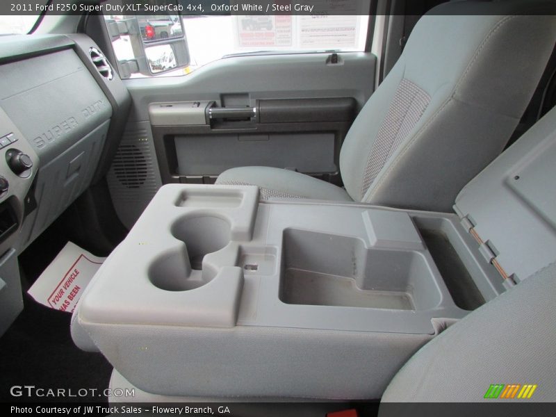 Oxford White / Steel Gray 2011 Ford F250 Super Duty XLT SuperCab 4x4