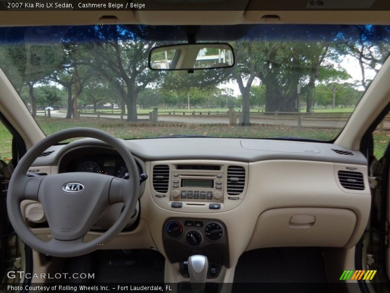 Cashmere Beige / Beige 2007 Kia Rio LX Sedan