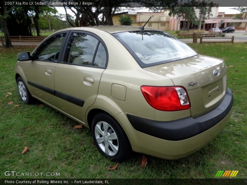 Cashmere Beige / Beige 2007 Kia Rio LX Sedan