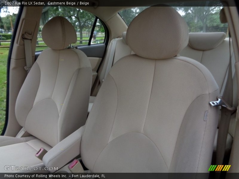Cashmere Beige / Beige 2007 Kia Rio LX Sedan
