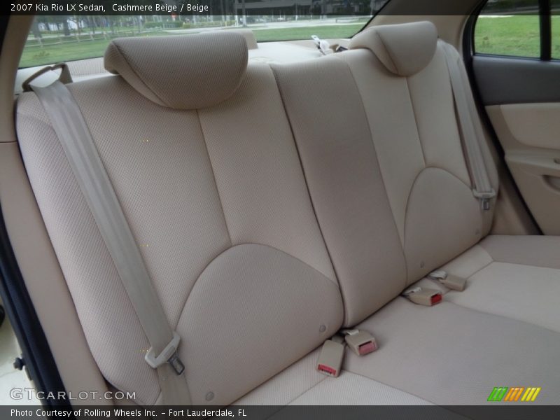 Cashmere Beige / Beige 2007 Kia Rio LX Sedan