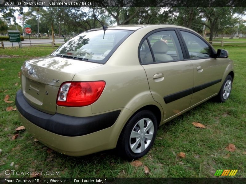 Cashmere Beige / Beige 2007 Kia Rio LX Sedan