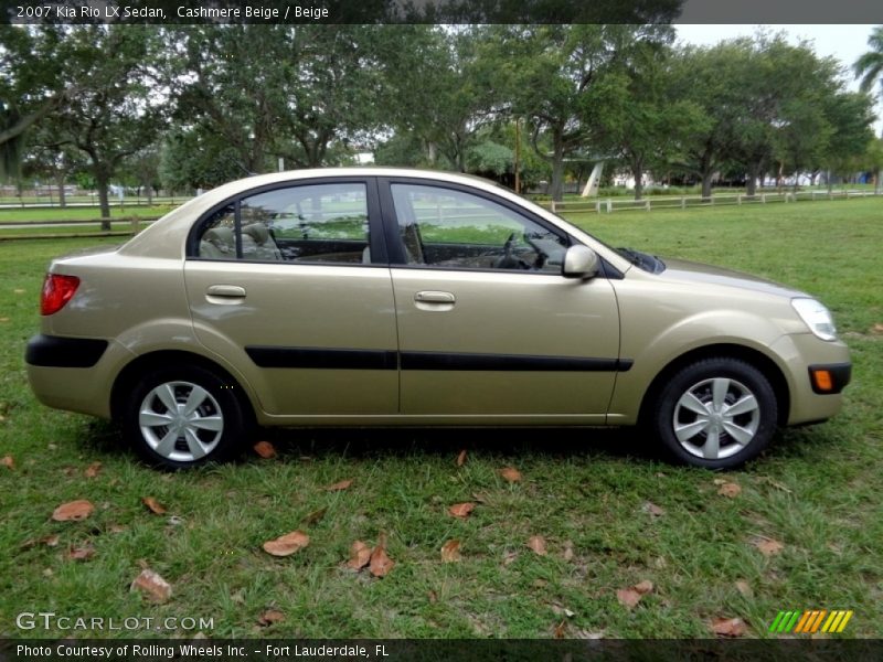 Cashmere Beige / Beige 2007 Kia Rio LX Sedan
