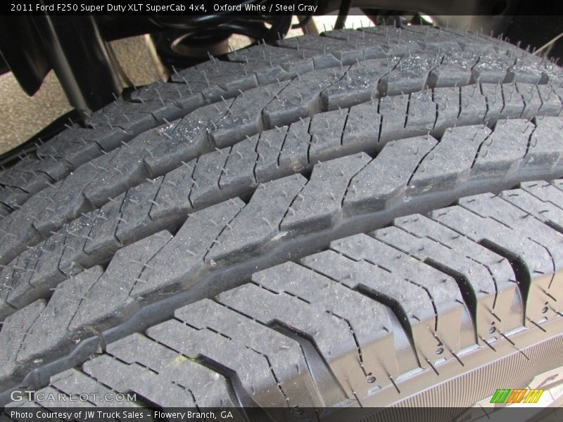 Oxford White / Steel Gray 2011 Ford F250 Super Duty XLT SuperCab 4x4