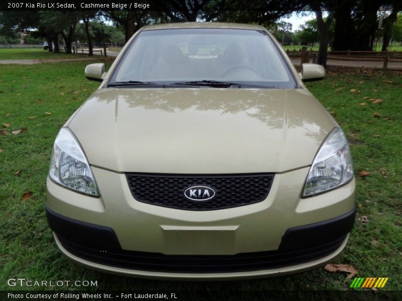 Cashmere Beige / Beige 2007 Kia Rio LX Sedan