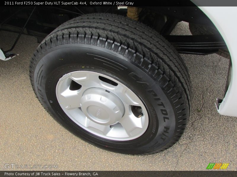 Oxford White / Steel Gray 2011 Ford F250 Super Duty XLT SuperCab 4x4