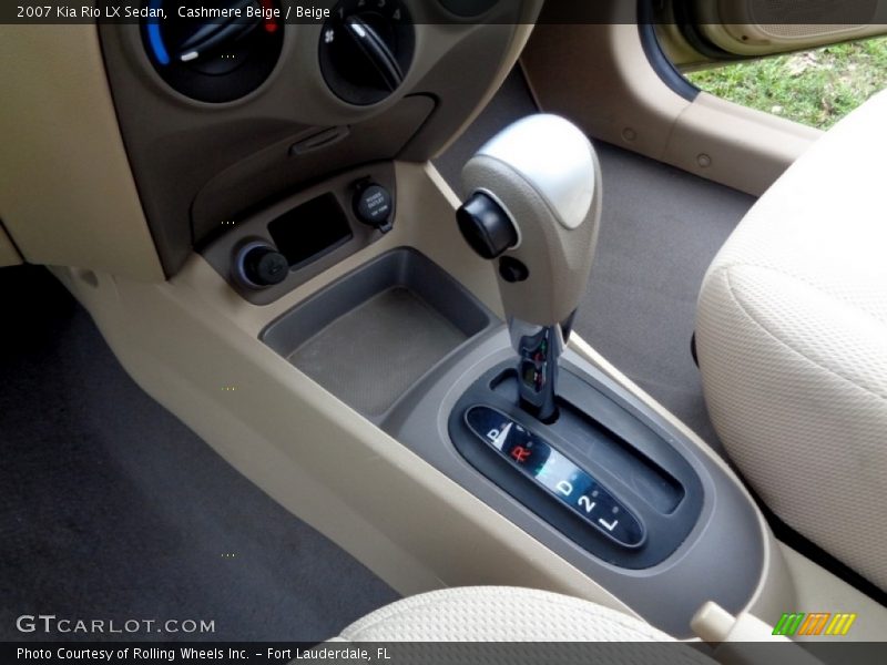 Cashmere Beige / Beige 2007 Kia Rio LX Sedan