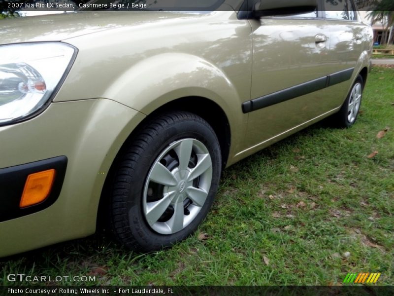 Cashmere Beige / Beige 2007 Kia Rio LX Sedan