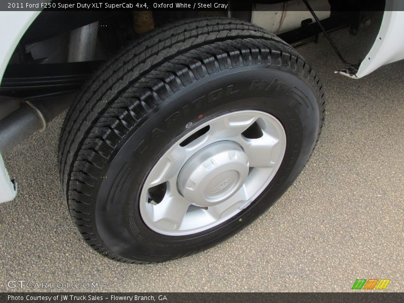 Oxford White / Steel Gray 2011 Ford F250 Super Duty XLT SuperCab 4x4