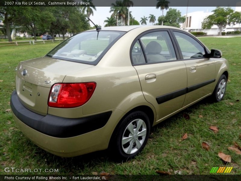 Cashmere Beige / Beige 2007 Kia Rio LX Sedan