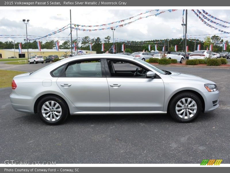 Reflex Silver Metallic / Moonrock Gray 2015 Volkswagen Passat S Sedan