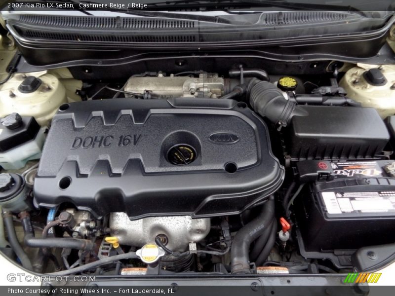 Cashmere Beige / Beige 2007 Kia Rio LX Sedan