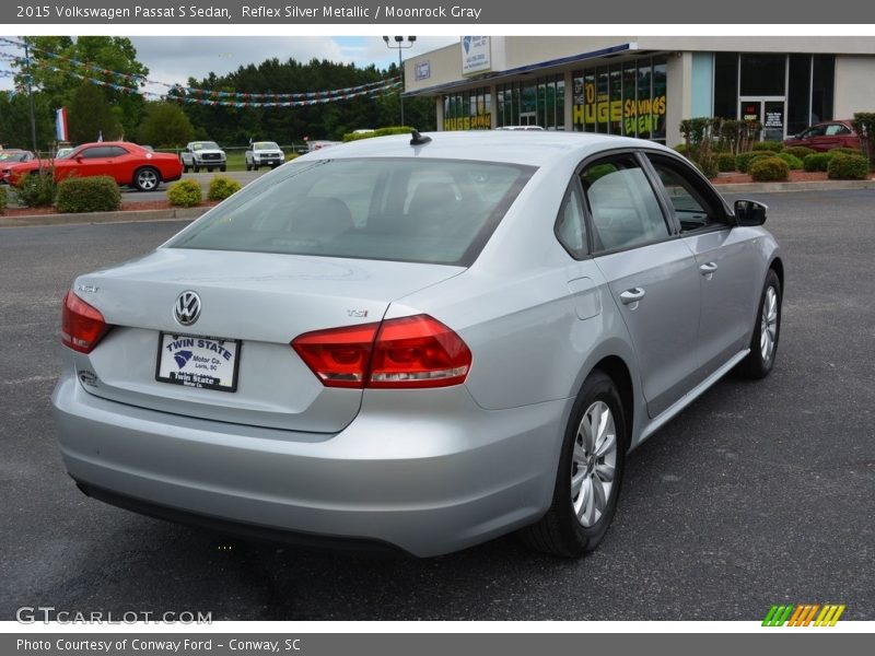 Reflex Silver Metallic / Moonrock Gray 2015 Volkswagen Passat S Sedan