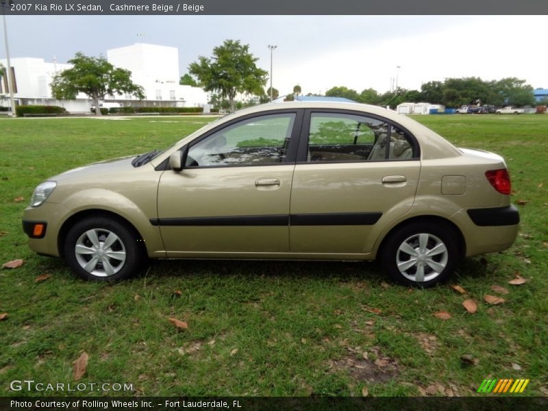 Cashmere Beige / Beige 2007 Kia Rio LX Sedan