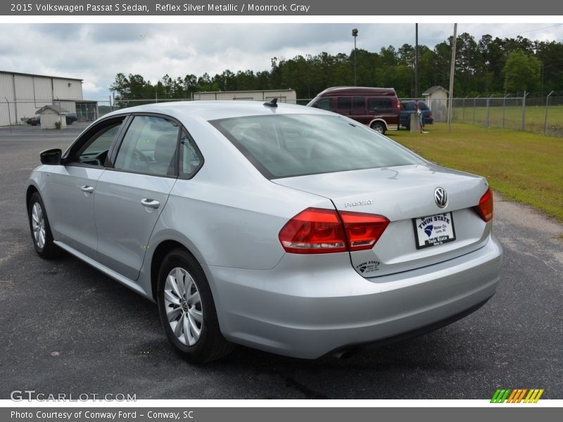 Reflex Silver Metallic / Moonrock Gray 2015 Volkswagen Passat S Sedan