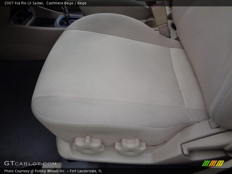 Cashmere Beige / Beige 2007 Kia Rio LX Sedan