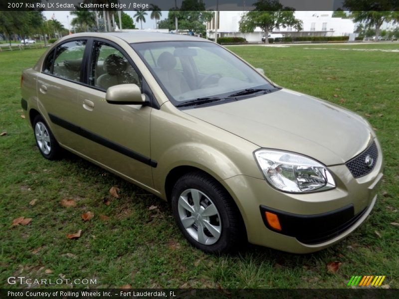 Cashmere Beige / Beige 2007 Kia Rio LX Sedan