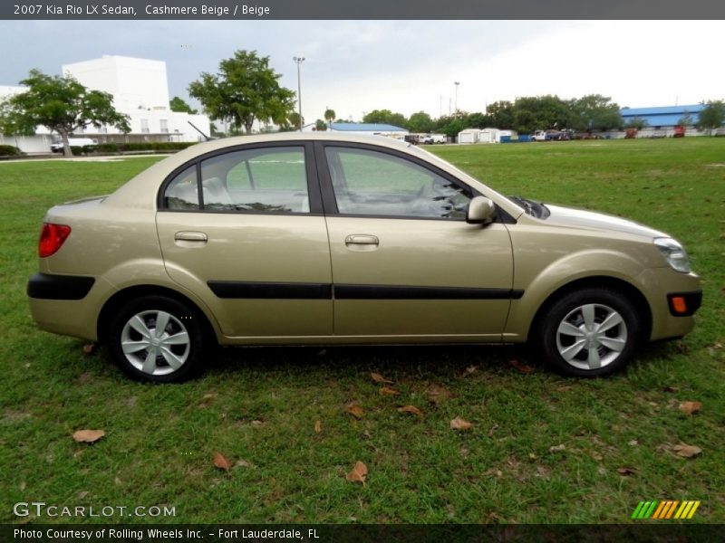 Cashmere Beige / Beige 2007 Kia Rio LX Sedan