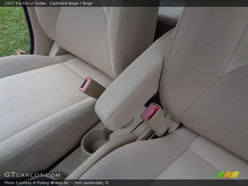 Cashmere Beige / Beige 2007 Kia Rio LX Sedan