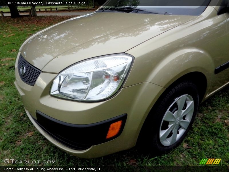 Cashmere Beige / Beige 2007 Kia Rio LX Sedan