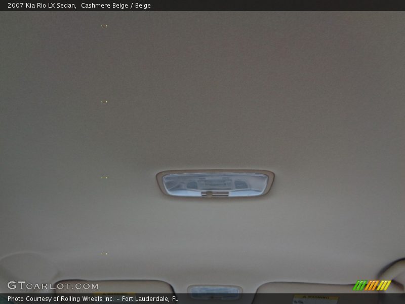 Cashmere Beige / Beige 2007 Kia Rio LX Sedan