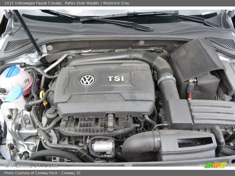 Reflex Silver Metallic / Moonrock Gray 2015 Volkswagen Passat S Sedan