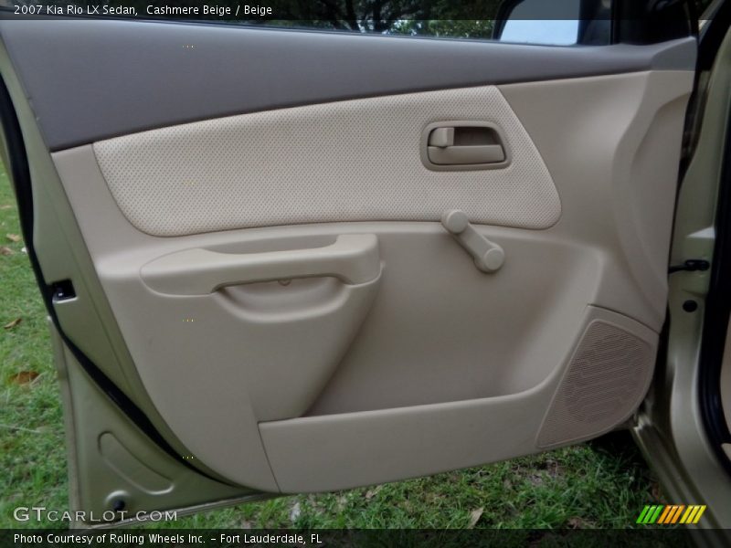 Cashmere Beige / Beige 2007 Kia Rio LX Sedan