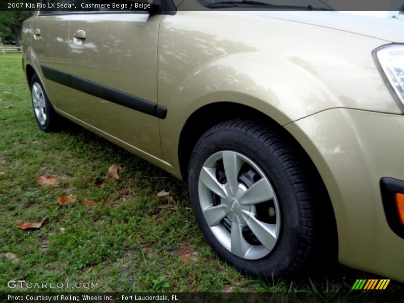 Cashmere Beige / Beige 2007 Kia Rio LX Sedan