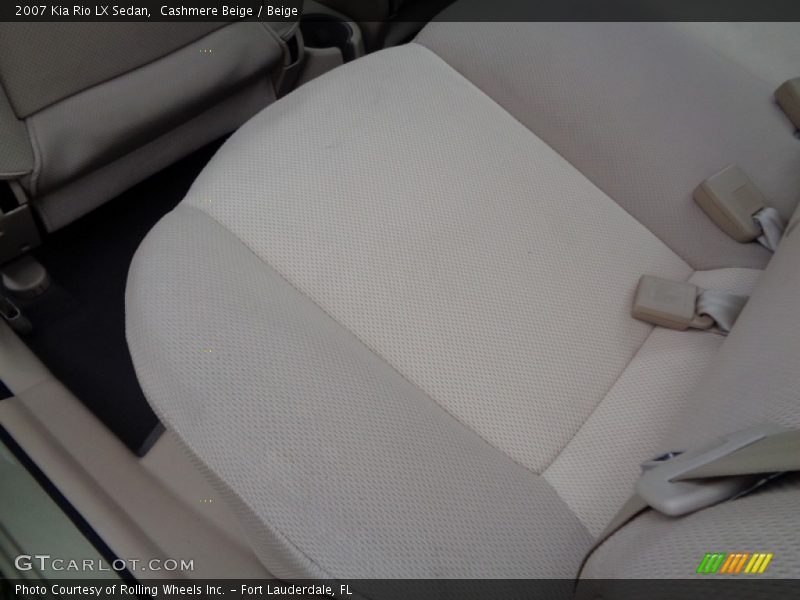 Cashmere Beige / Beige 2007 Kia Rio LX Sedan