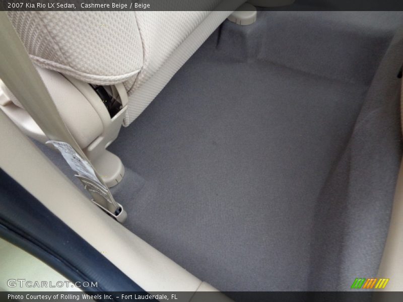 Cashmere Beige / Beige 2007 Kia Rio LX Sedan